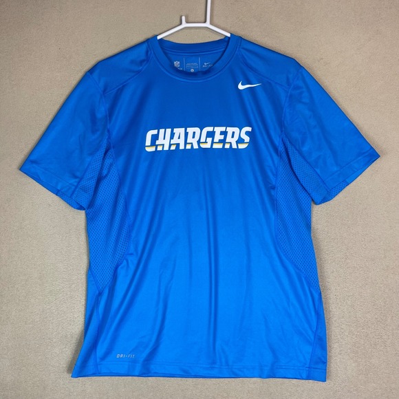 Nike Other - Nike Los Angeles Chargers NFL Dri‎ FIT T Shirt Men's Size L Royal Blue